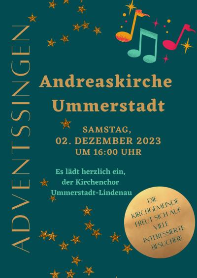 Adventssingen Andreaskirche Ummerstadt