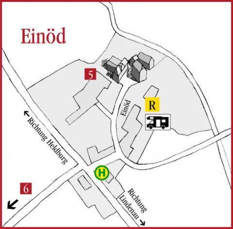 Stadt- und Wanderplan Einöd
