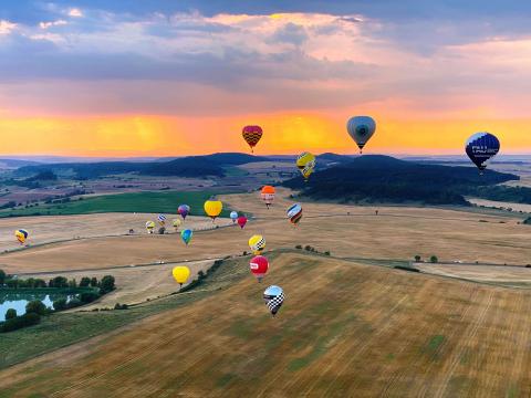 Montgolfiade Luftaufnahme 2020